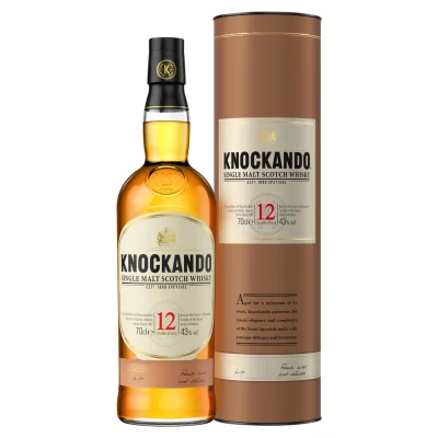KNOCKANDO 12 Year Old Single Malt Scotch Whisky 0.7 L