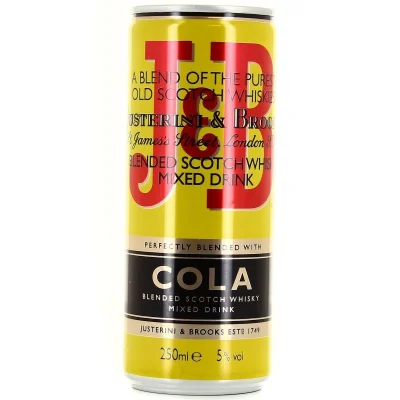 J&B Whisky Cola Drink 25 cl