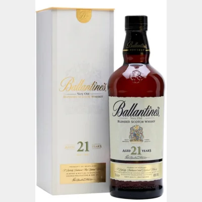 Ballantine's 21 Years + GB 43% 70cl