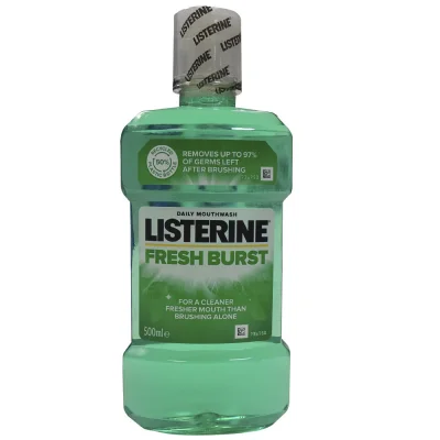 Listerine mouthwash 500 ml. Fresh explosion.