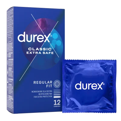 Durex Classic Extra Safe 12pcs