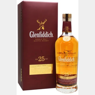 Glenfiddich 25 Rare Oak + GB 43% 70cl