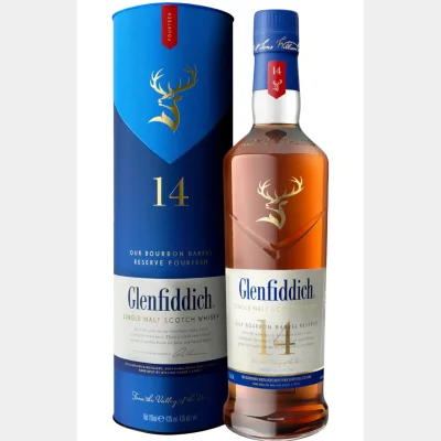 Glenfiddich 14 Years Bourbon Barrel Reserve + GB 70cl