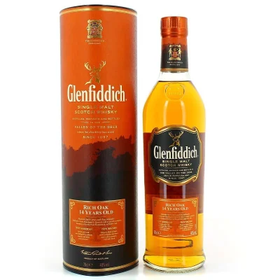 GLENFIDDICH Scotch Whisky Rich Oak 14 Year Old 70 cl