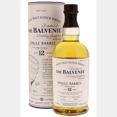 Balvenie 12 Years Single Barrel First Fill + GB 47.8% 70cl