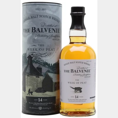 Balvenie 14 Years The Week Of Peat + GB 48.3% 70cl