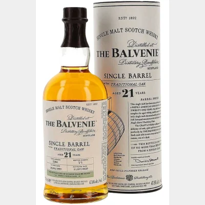 Balvenie 21 Years Single Barrel 47.8% + GB 70cl