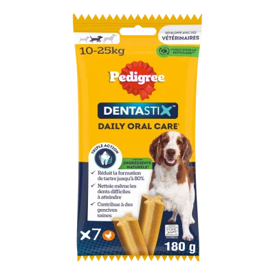 PEDIGREE Dentastix oral care sticks for medium dogs 180g