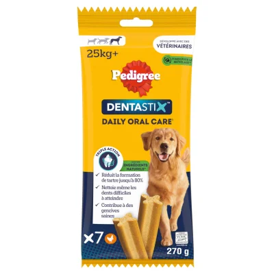 PEDIGREE Dentastix oral care sticks for large dogs 7 sticks 270g