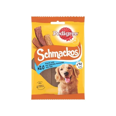 PEDIGREE Schmackos Adult Dog Fish 20 x 7.2 g