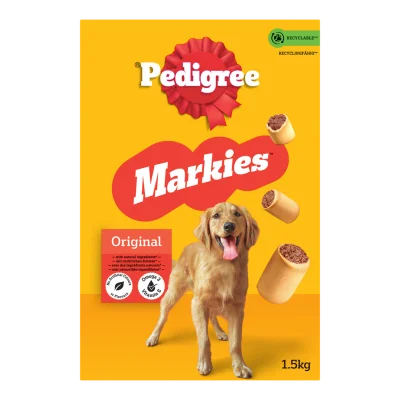 PEDIGREE Markies Originals Dog Treats Filled Biscuits 1.5 kg