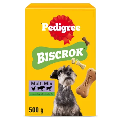PEDIGREE Biscrok Dog Treats Biscuits Multi Mix 500 g