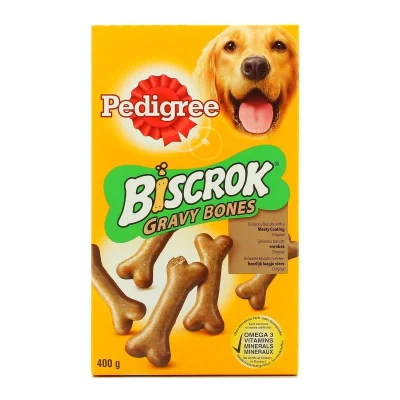 PEDIGREE Biscrock Gravy Bones Beef 500g