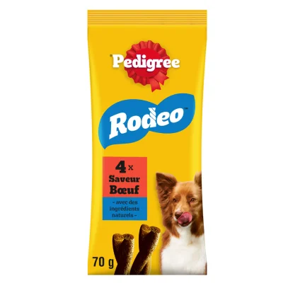 PEDIGREE Rodeo Beef Dog Treats 4 sticks 70g
