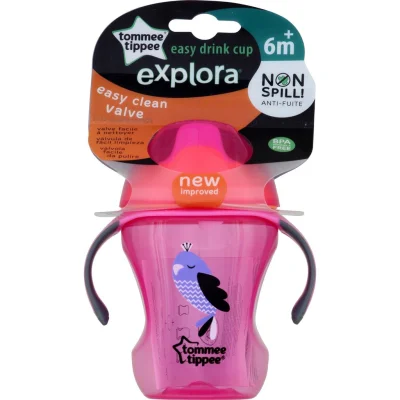 TOMMEE TIPPEE Easy Clean Cup 6m+ pink, 1 unit