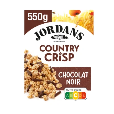 JORDANS Whole Grain & Dark Chocolate Country Crisp 550 g