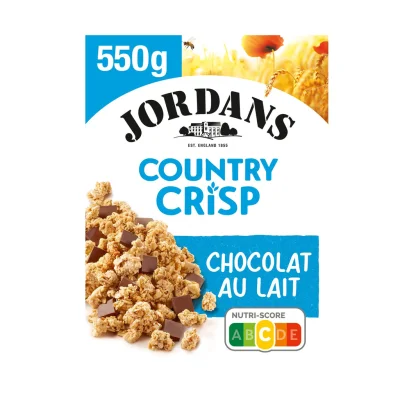 JORDANS Milk Chocolate Country Crisp Cereals 550 g