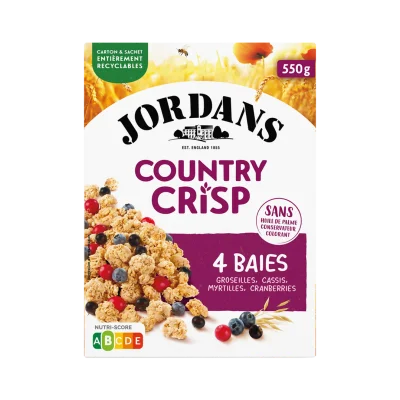 JORDANS 4 Berry Country Crisp Cereals 550 g