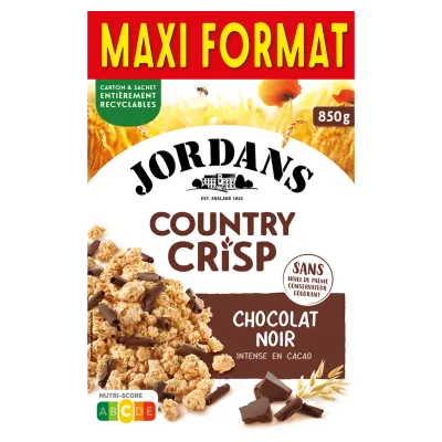 JORDANS Country Crisp Dark Chocolate Cereal 850 g