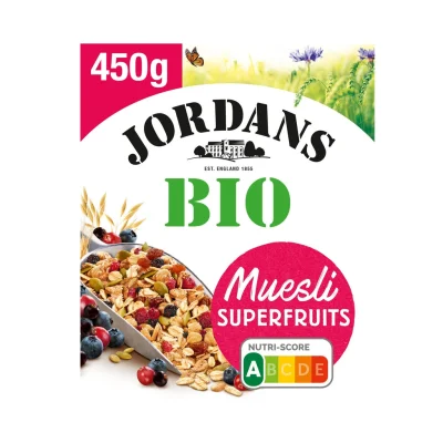 JORDANS Organic Superfruit Muesli Cereal 450 g