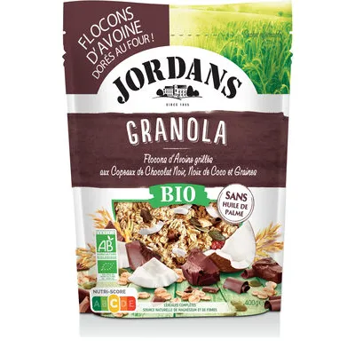 JORDANS Granola Dark/Coconut/Seeds 400g