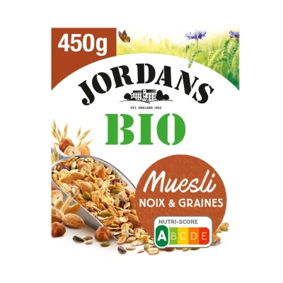 JORDANS Organic Muesli with nuts and seeds 450 g