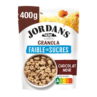 JORDANS Low Sugar Dark Chocolate Granola 400 g