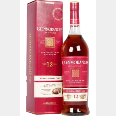 Glenmorangie 12YO The Accord + GB 43% 1Ltr