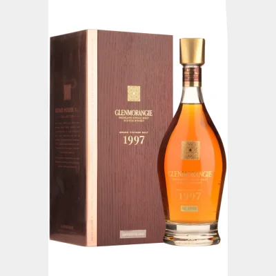 Glenmorangie Grand Vintage 1997 + Wooden GB 43% 70cl