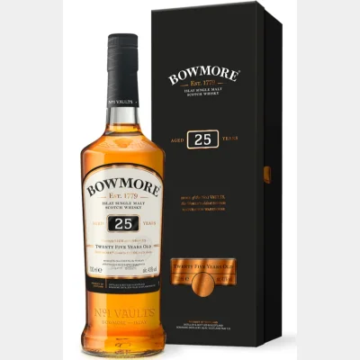 Bowmore 25 Years Old + GB 43% 70cl