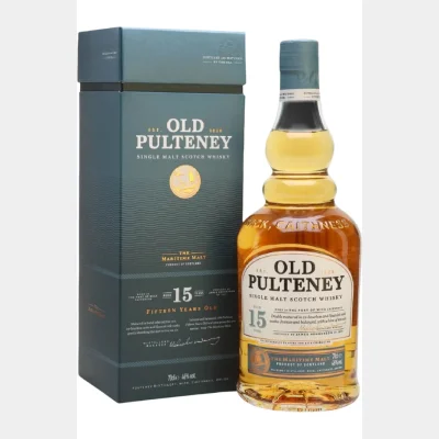 Old Pulteney 15 Years + GB 46% 70cl
