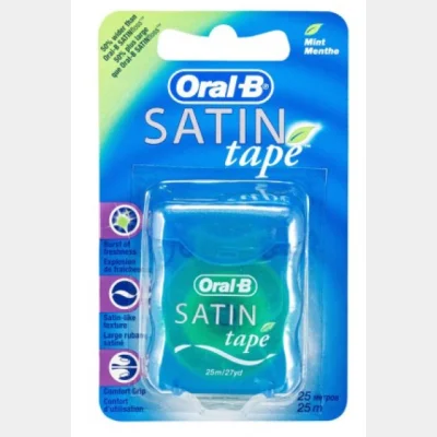 Oral B Satin Tape Floss  25 m