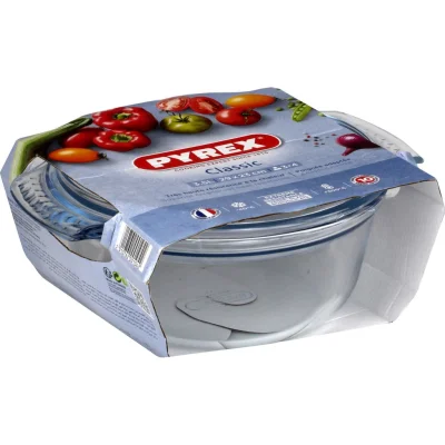 PYREX Round Glass Casserole Dish 112a000/5043 2.5 L