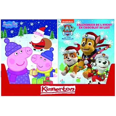 KINNERTON PAW Patrol/Peppa Pig Advent Calendar 65 g