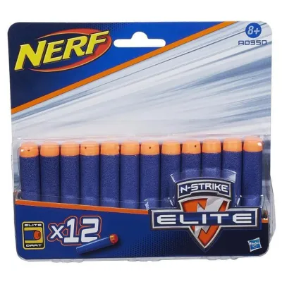 HASBRO Recharges Nerf N-Strike Elite 12 Darts Refill, pack of 12 refills