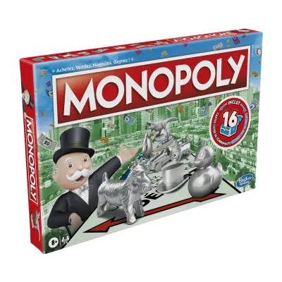 HASBRO Monopoly Classic with fan-voted cards per box