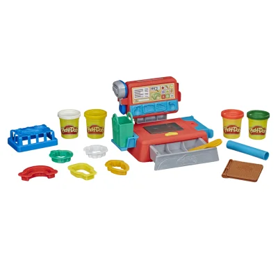 HASBRO Play-Doh Cash Register Modeling Dough the box