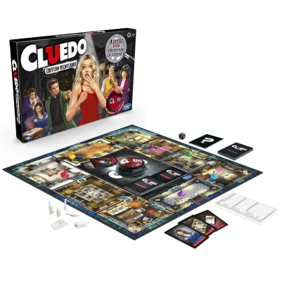 HASBRO Cluedo Liars Board Game the box
