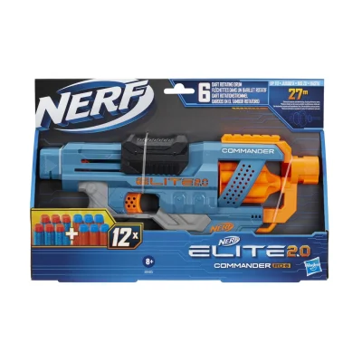 HASBRO Nerf Elite 2.0 Commander RD-6 Blaster and Official Darts le jouet