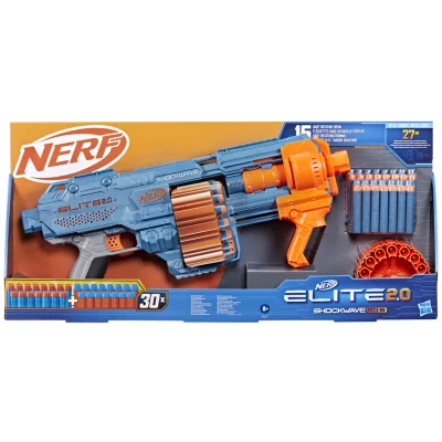 NERF Elite 2.0 Shockwave RD-15 Blaster, the toy