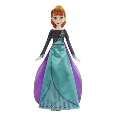 HASBRO Disney Frozen 2 Queen Anna Fashion Doll, the doll