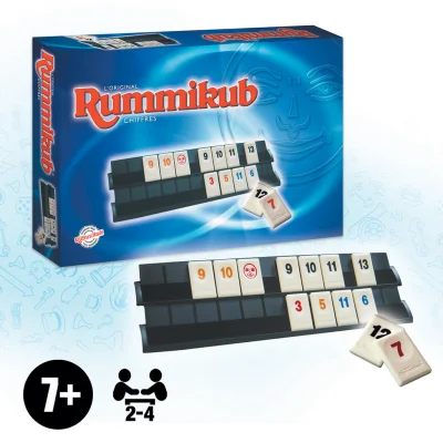 HASBRO Rummikub Numbers, Strategy Board Game, Educational Style Board the game