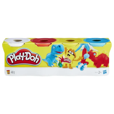 HASBRO Play-Doh Modeling Compound 4-Pack, the box