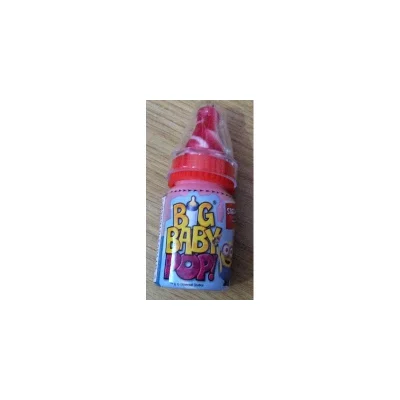 BIG BABY POP Twisted Baby Bottle Candy Strawberry 32 g