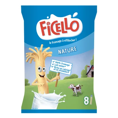 FICELLO String Cheese Nature 8 sticks 168 g