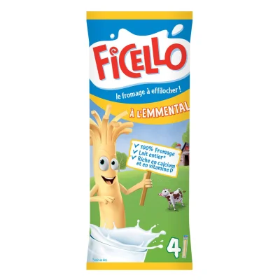 FICELLO Emmental string cheese 4x21g