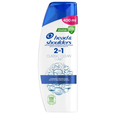 Head & Shoulders HEAD&SHOULDERS SHAMPOO 400ML 2IN1 CLASSIC CLEAN IMP 1941 1532