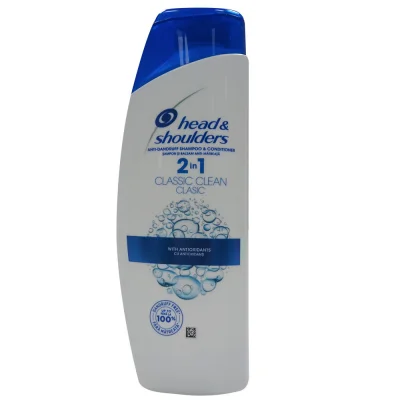 H&S shampoo 200 ml. Anti-dandruff Classic clean 2 in 1.