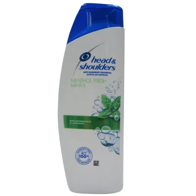 H&S shampoo 200 ml. Anti-dandruff menthol fresh.