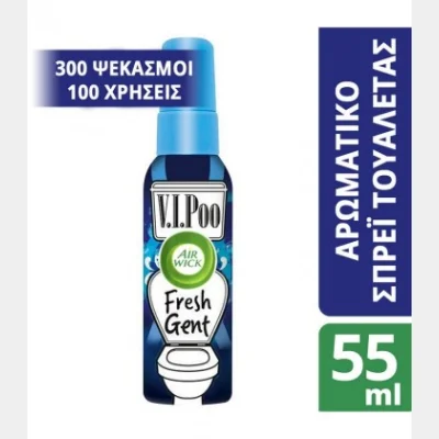 AIR WICK VIPOO FRESH SCENTED TOILET SPRAY 55ml